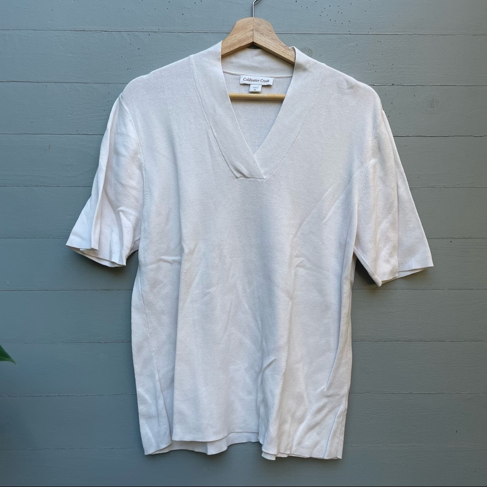 Coldwater Creek V Neck Top